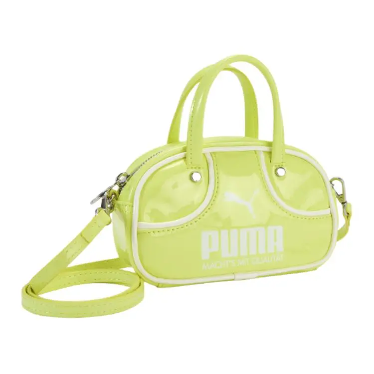 PUMA Polyester Bowling Bag, Handbag Women's Yellow