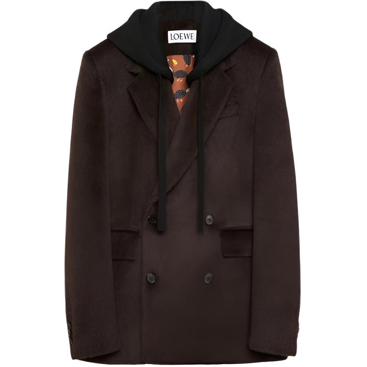 LOEWE FW23 Jackets & Coats Men's Coffee
