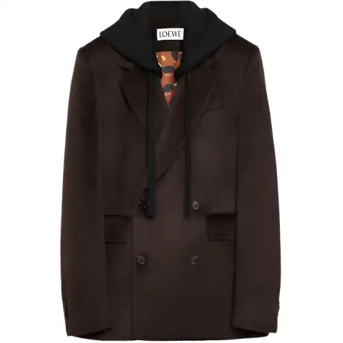 LOEWE FW23 Jackets & Coats Men's Coffee