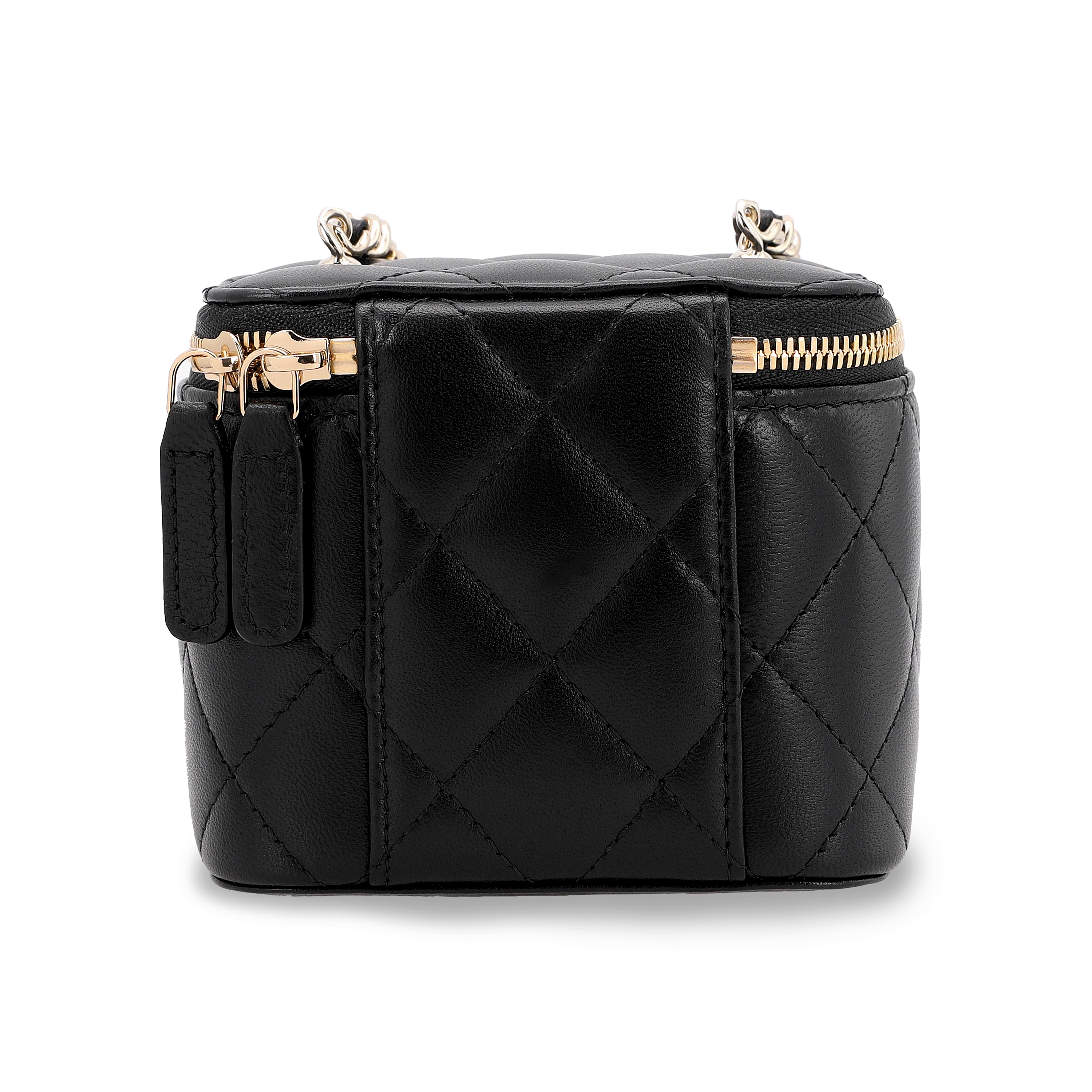 Женская сумка Chanel Heart Chain Flap Bag (черная) — фото 3