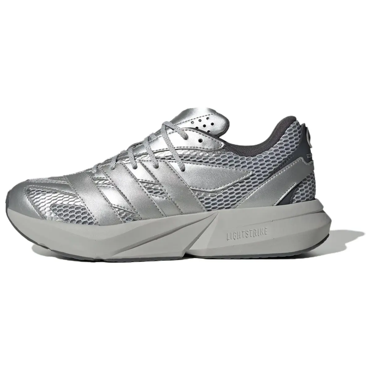 MEISAIDESI x Adidas LIGHTBLAZE Abrasion Resistant Low top Casual Running Shoes Unisex Silver Gray