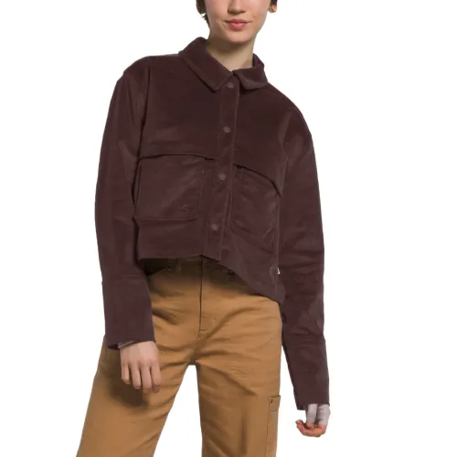THE NORTH FACE Jackets Women's Dark Brown Lapel Moderate Other