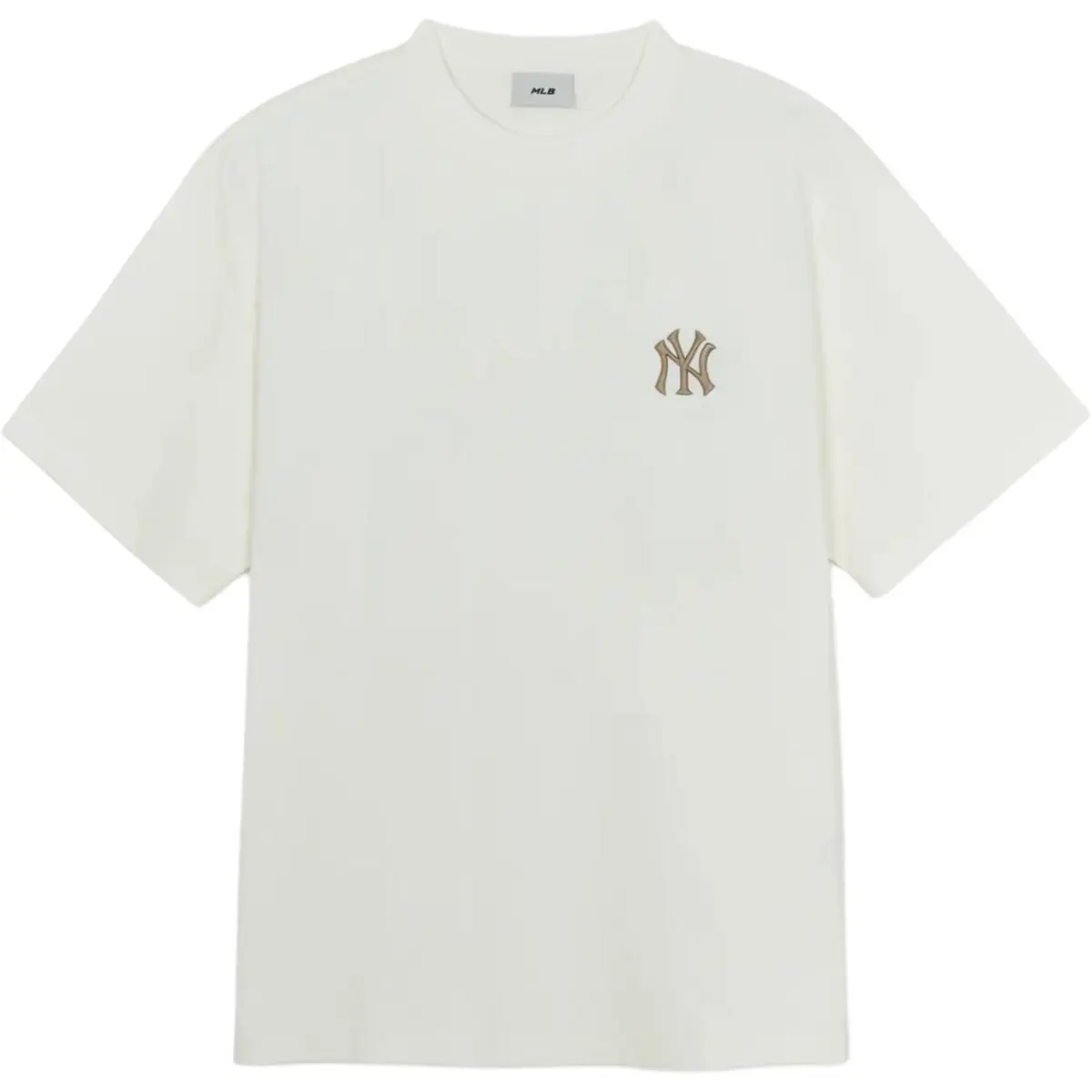 MLB T-Shirts Unisex Cream Crew Neck