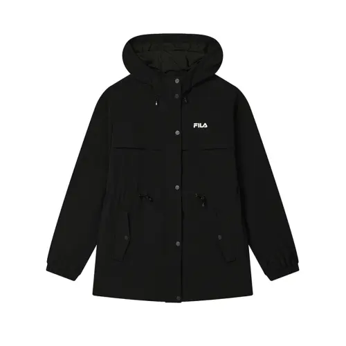 FILA ORIGINALE Jackets Women's Jet Black BK Hooded Non Detachable Moderate Other