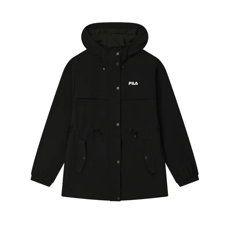 FILA ORIGINALE Jackets Women's Jet Black BK Hooded Non Detachable Moderate Other