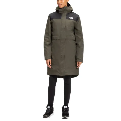 THE NORTH FACE Jackets Women's Gray Hooded Moderate Other