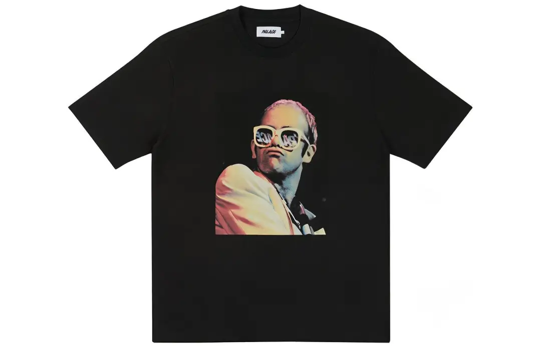PALACE x Elton John T Shirt Unisex Black
