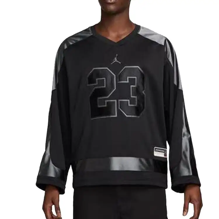 Jordan Brooklyn Hockey V neck T shirt