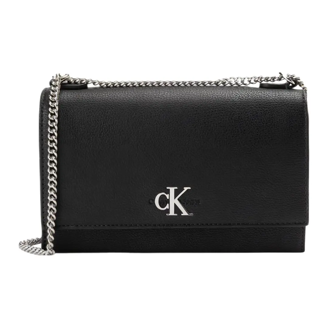 CALVIN KLEIN Pu Shoulder Bag, Crossbody Bag Women's Black