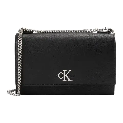 CALVIN KLEIN Pu Shoulder Bag, Crossbody Bag Women's Black
