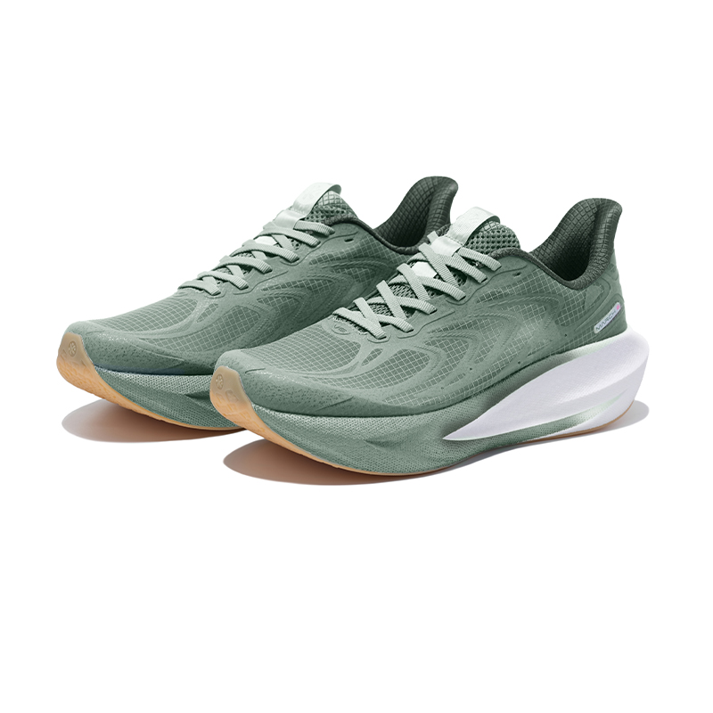 BMAI Cushioning Abrasion Resistant Breathable Coverage Quick Dry Low top Running Shoes Men’s Green