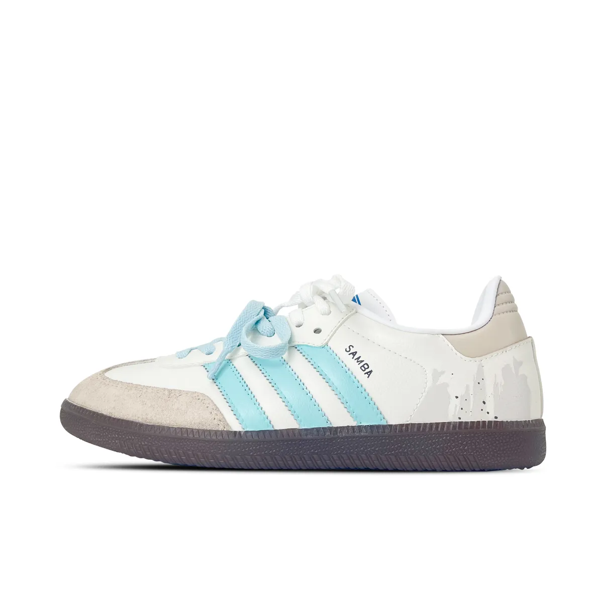 Adidas Originals SAMBA OG German Army Trainers Unisex Low Top White/Blue