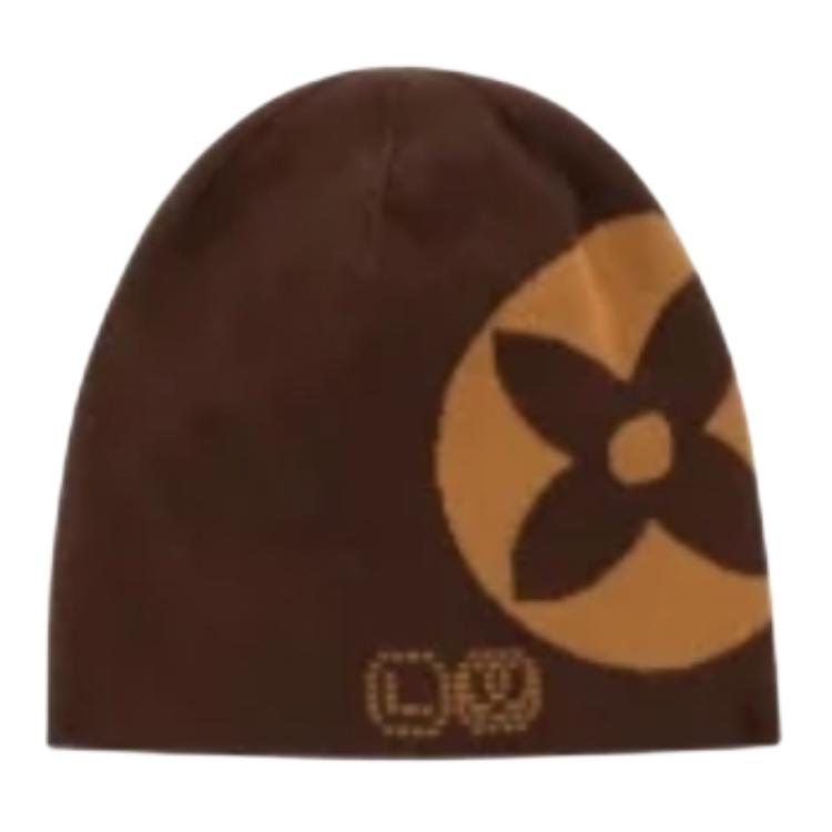 Шапка Louis Vuitton x Nigo (коричневая)