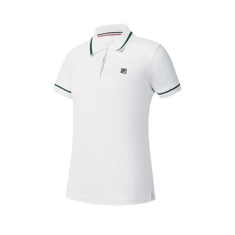 FILA Tennis Polo Shirt Women's Jade White