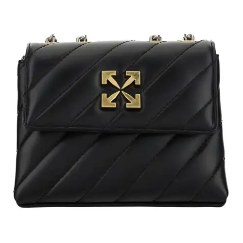 OFF WHITE Jackhammer 24 Shoulder Bag Black