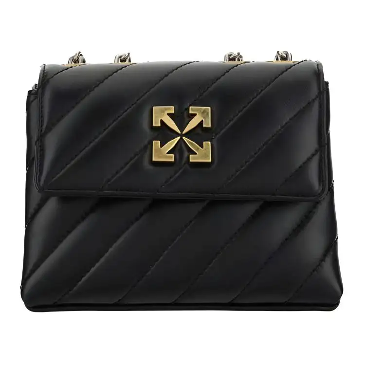OFF WHITE Jackhammer 24 Shoulder Bag Black