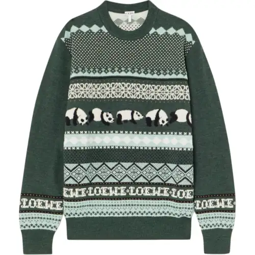 LOEWE Sweater In Wool Sweater Women's Dark Green