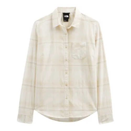 THE NORTH FACE Shirts Women's White Lapel Moderate