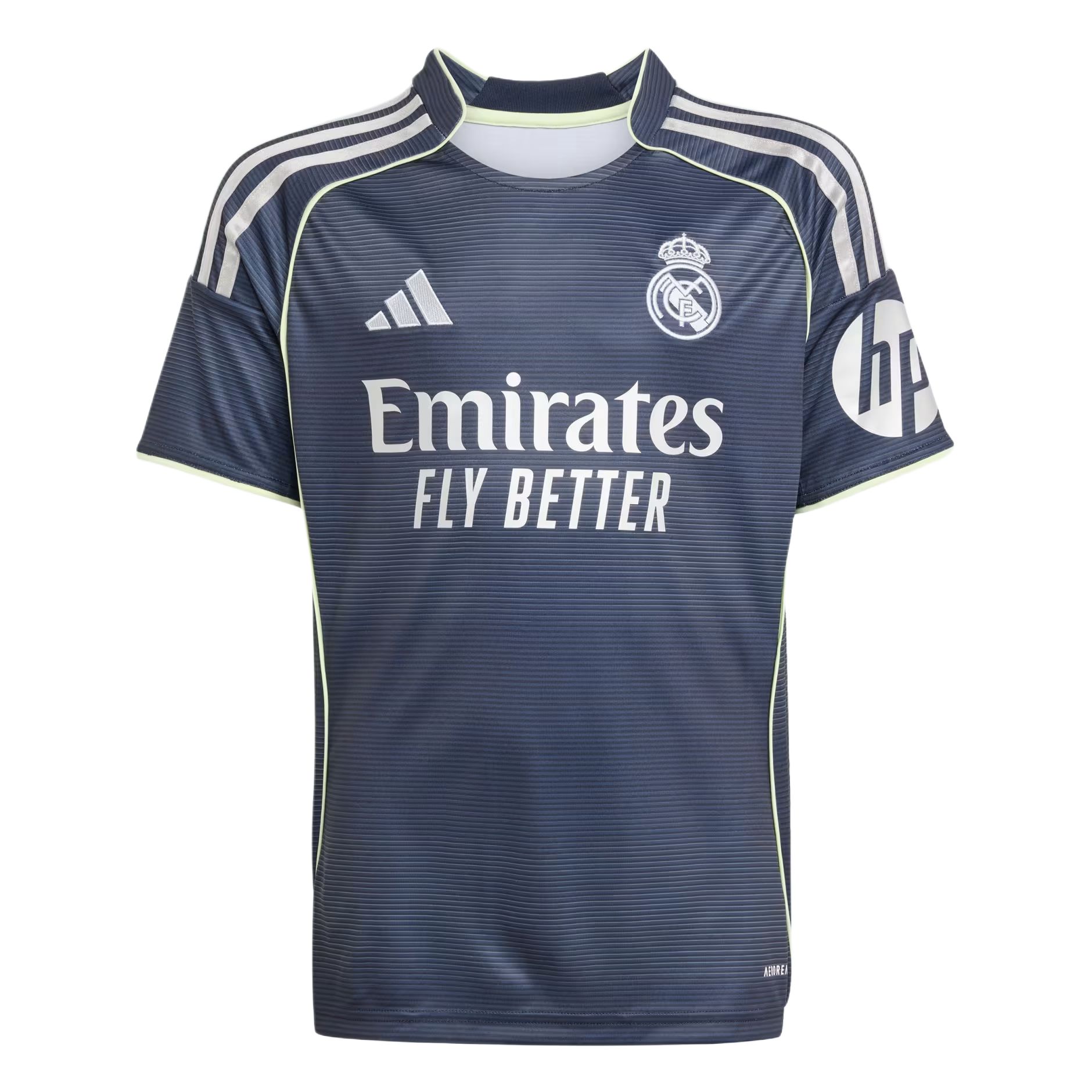 Детская футболка adidas Real Madrid SS25 AEROREADY (синяя)