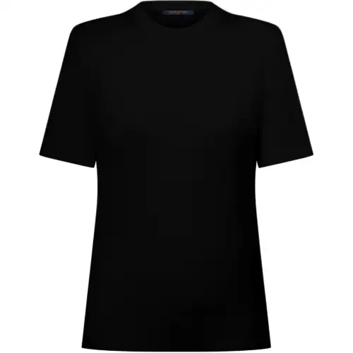 LOUIS VUITTON Sweaters Women's Black Crew Neck Moderate Other