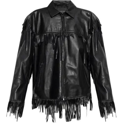 Balenciaga Fringed Leather Jacket