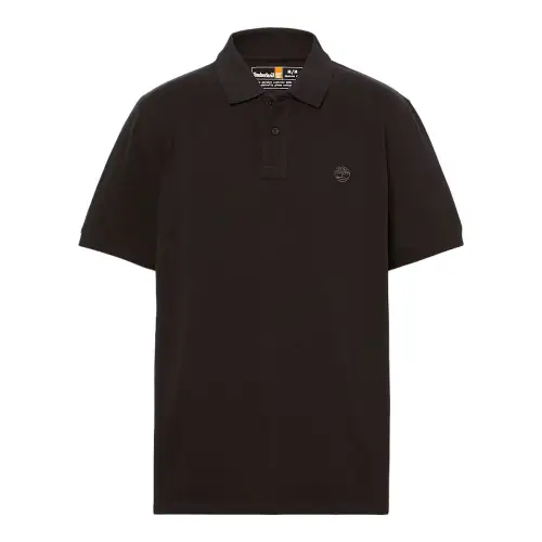 Timberland Polo Shirts Men's Black Polo Collar Moderate