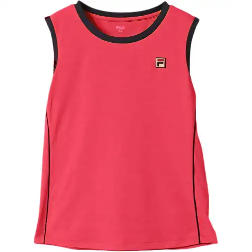 FILA T Shirts Women's Red Crew Neck Moderate