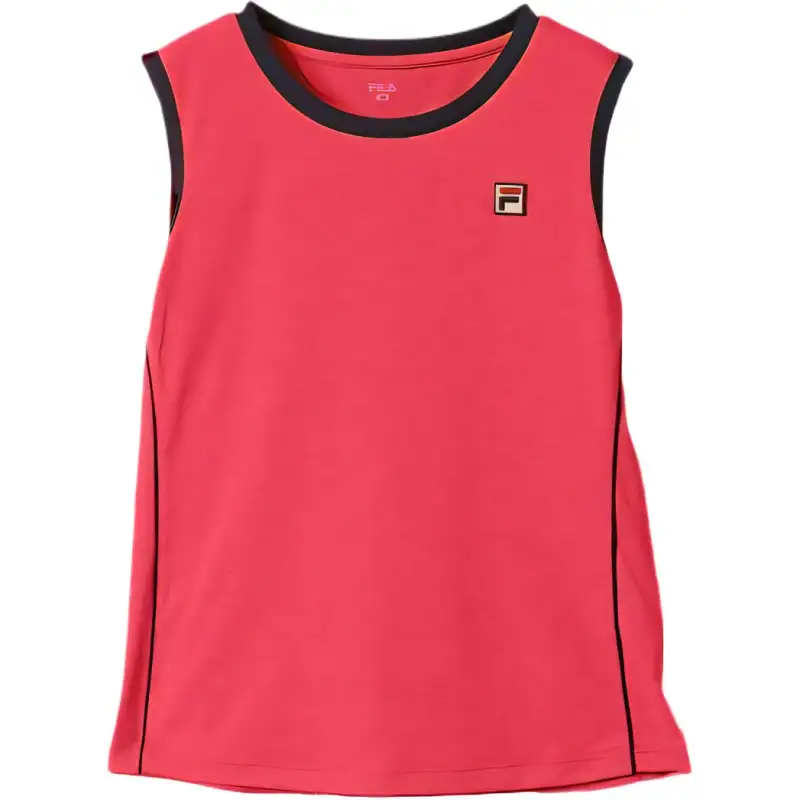 FILA T Shirts Women's Red Crew Neck Moderate