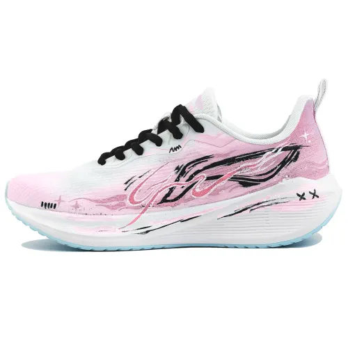 Li Ning Wuyue Cushioning Breathable Low top Casual Running Shoes Men's Pink