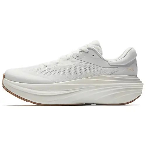Anta Travel Steps 2s Fabric Low top ANTA PG7 A GRIP Training Sprint City Commuting Running Shoes Women's Gray White