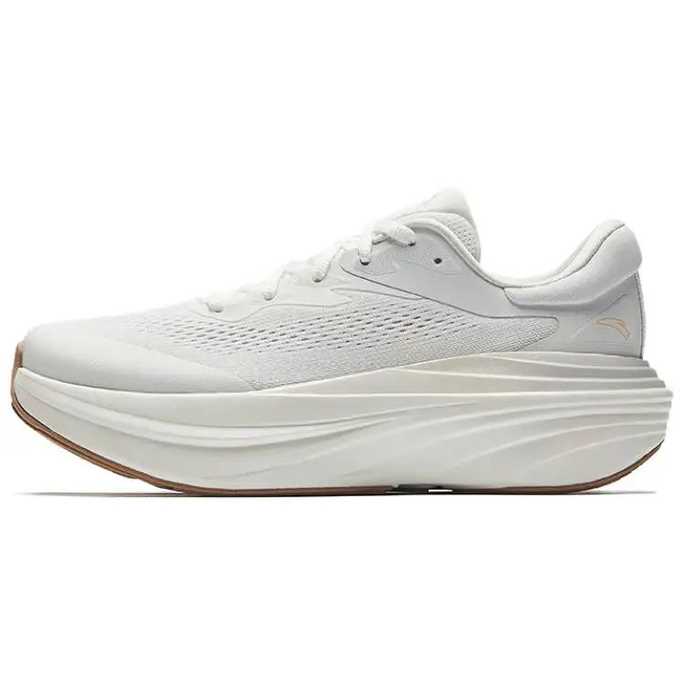 Anta Travel Steps 2s Fabric Low top ANTA PG7 A GRIP Training Sprint City Commuting Running Shoes Women's Gray White