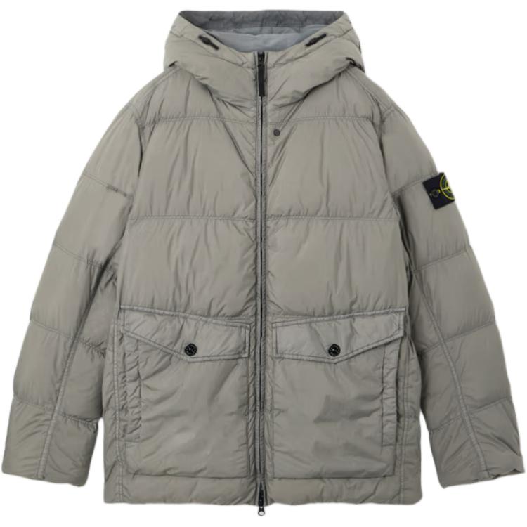 Пуховик STONE ISLAND (серый)