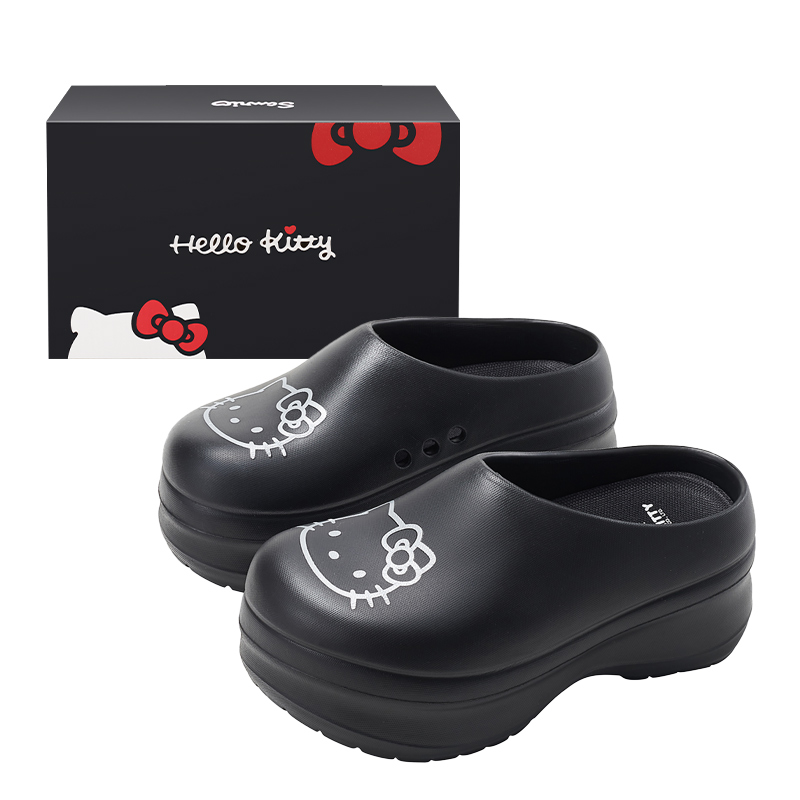 Sanrio Sanrio, hello kitty, summer cartoon shock-absorbing universal retro non-slip slippers for students for leisure