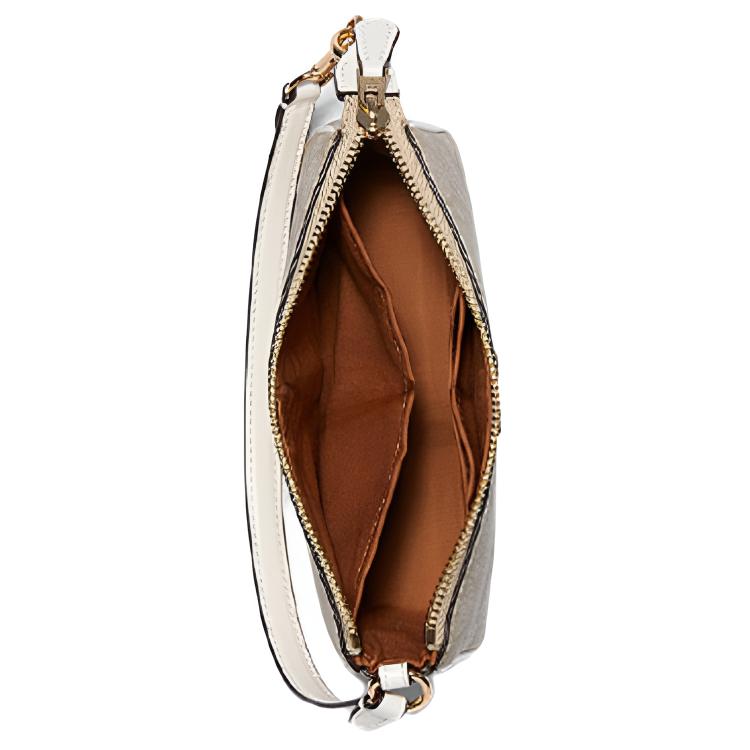 Женская сумка COACH Nolita 19 (бежево-каки) — фото 3