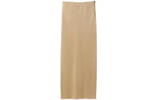 MIU MIU FW23 Casual Long Skirt Women's Gold