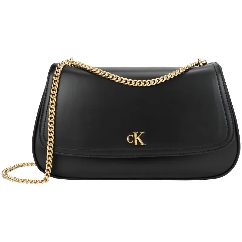 CALVIN KLEIN Synthetic Material Crossbody Bag, Shoulder Bag Small Women's Black