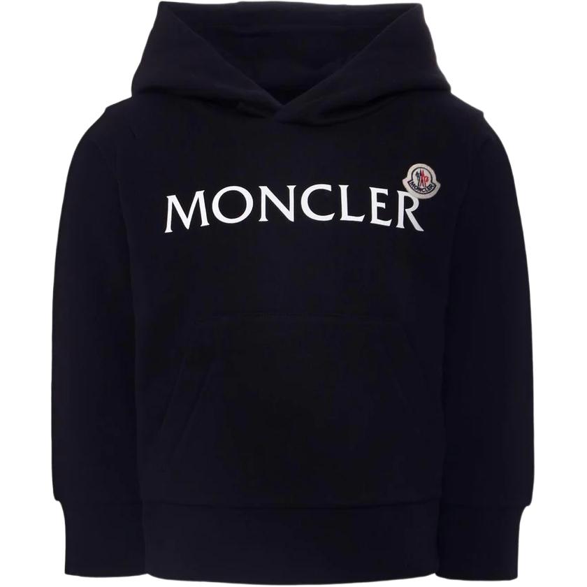 Мужское худи Moncler Logo (черное)