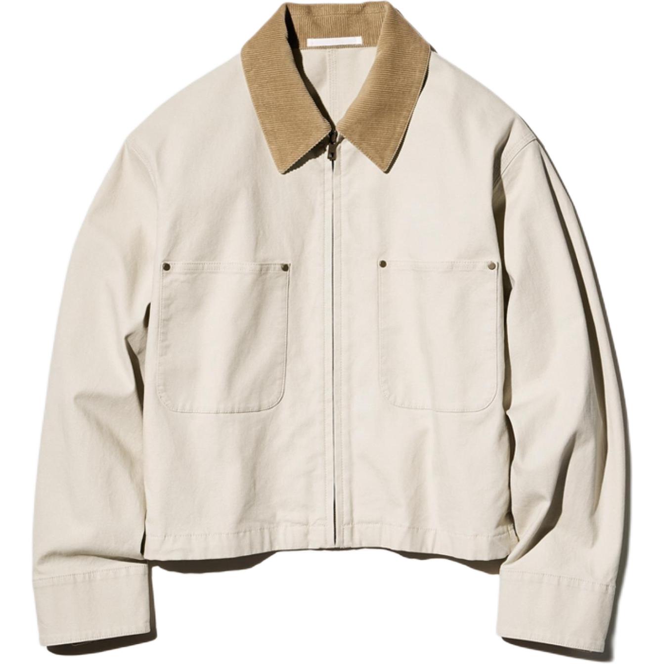 Женская куртка UNIQLO Short Jacket (бежевая)