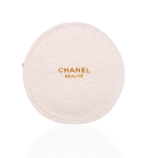 CHANEL Round Storage Makeup Bags Portable
