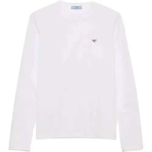 Prada long-sleeved jersey T-shirt