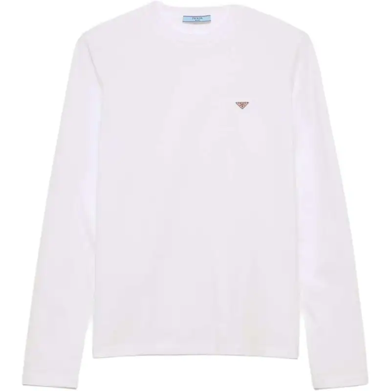 Prada long-sleeved jersey T-shirt