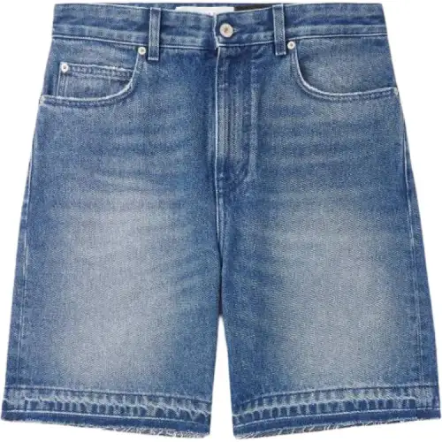 LOEWE Denim Shorts Men's Light Blue