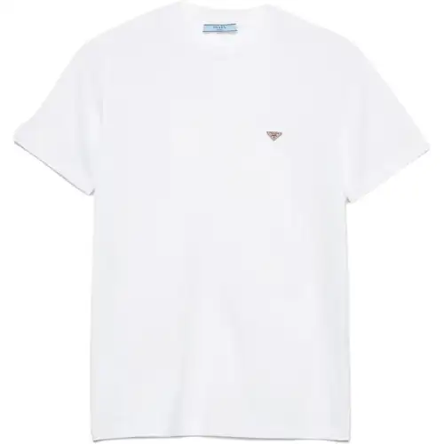 Prada triangle-logo T-shirt