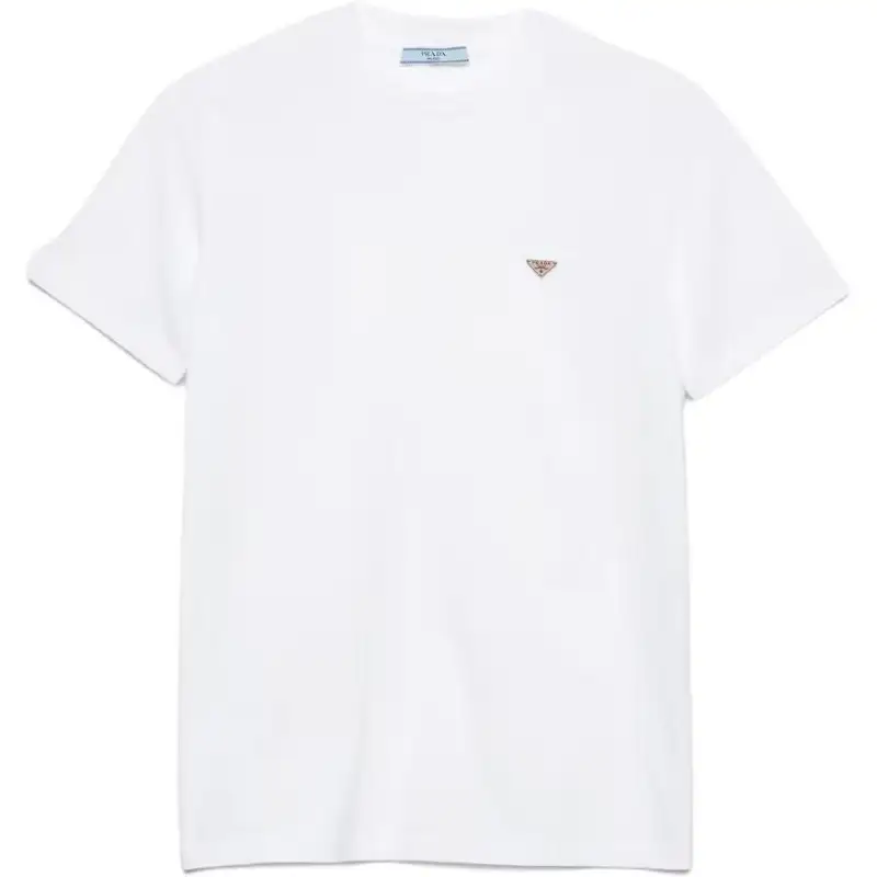 Prada triangle-logo T-shirt