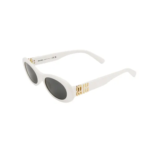 MIU MIU Eyewear Oval Frame Full Rim Sunglasses