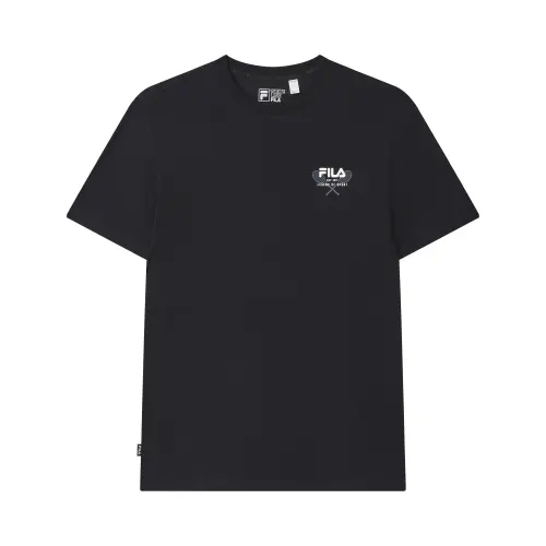 FILA ORIGINALE T Shirts Men's Legend Blue NV Crew Neck Moderate Straight Fit