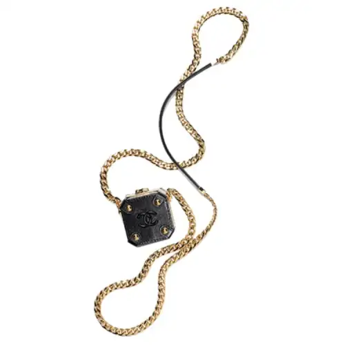 CHANEL Calfskin Mini Bag, Box Bag, Shoulder Bag, Crossbody Bag Women's Black