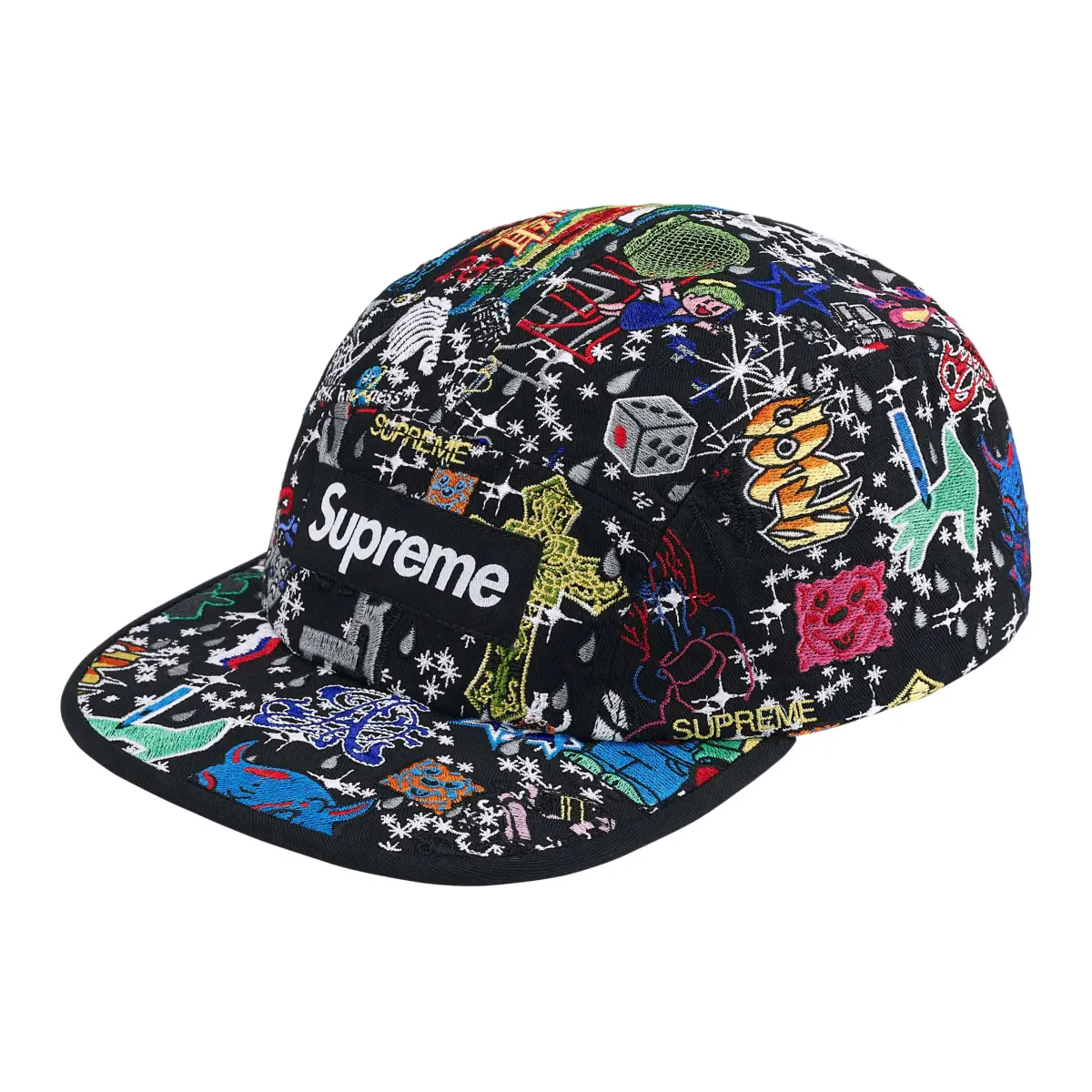 Supreme AOI embroidered 'SS25 ' Camp Cap