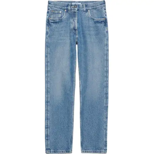 Prada logo-plaque jeans