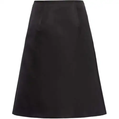 PRADA Casual Long Skirts Women's Black Moderate Mid Length A Line Skirt